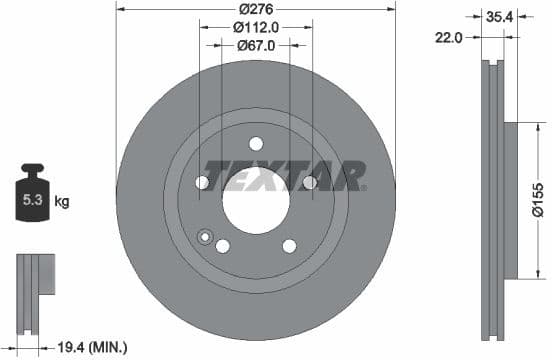 Brake Disc PRO 92099603