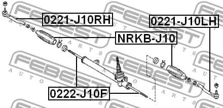 Tie Rod End 0221-J10LH - image 2