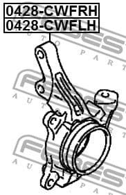 Steering Knuckle, wheel suspension 0428-CWFRH - image 2