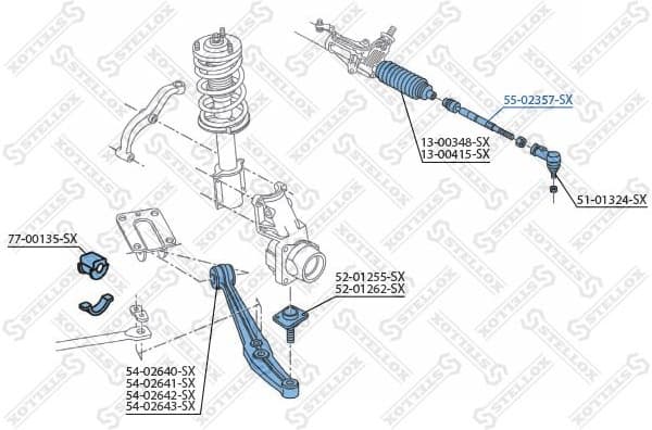 Inner Tie Rod 55-02357-SX - image 2