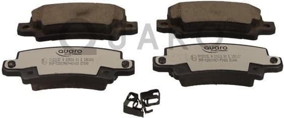Brake Pad Set, disc brake QUARO SILVER CERAMIC QP2313C