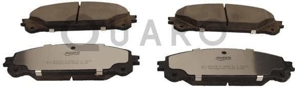 Brake Pad Set, disc brake QUARO SILVER CERAMIC QP4019C