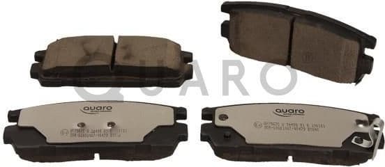 Brake Pad Set, disc brake QUARO SILVER CERAMIC QP7567C