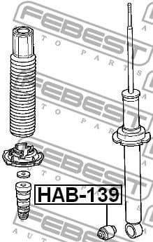 Bush, shock absorber HAB-139 - image 2