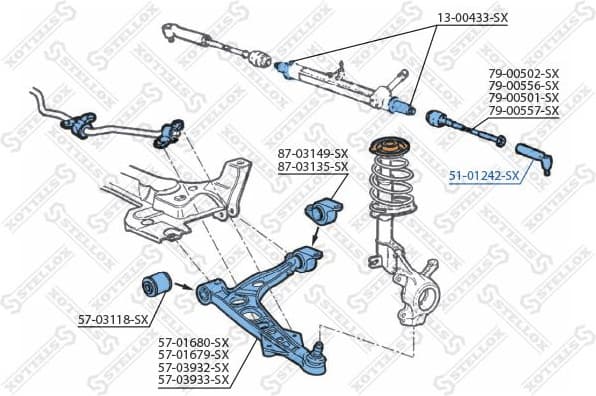 Tie Rod End 51-01242-SX - image 2
