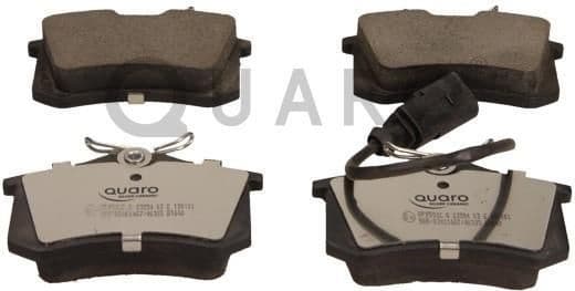 Brake Pad Set, disc brake QUARO SILVER CERAMIC QP9596C