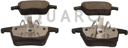 Brake Pad Set, disc brake QUARO SILVER CERAMIC QP1049C