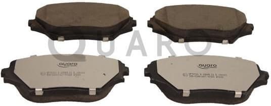 Brake Pad Set, disc brake QUARO SILVER CERAMIC QP7092C