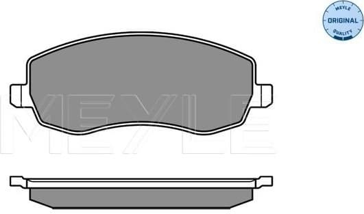 Brake Pad Set, disc brake MEYLE-ORIGINAL: True to OE. 025 248 3919/W - image 2