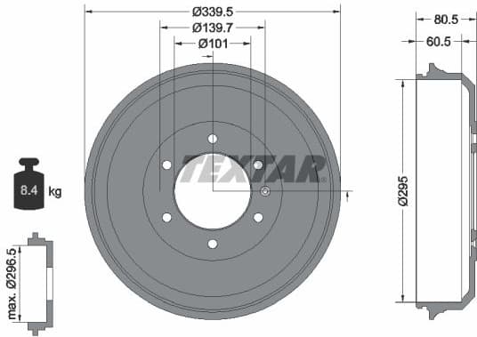 Brake Drum 94043300