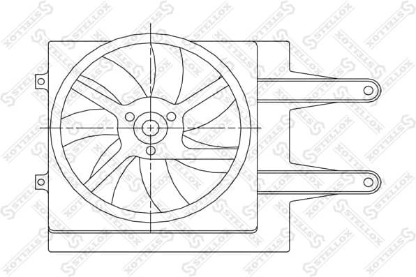 Fan, engine cooling 29-99258-SX