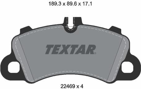 Brake Pad Set, disc brake 2246901