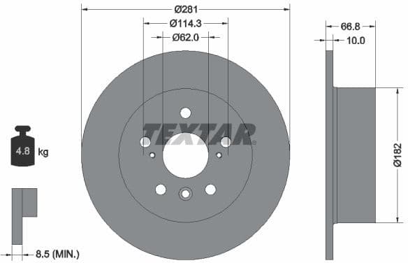 Brake Disc PRO 92257803