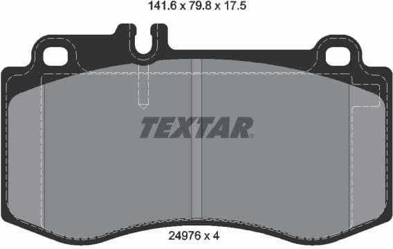 Brake Pad Set, disc brake 2497601