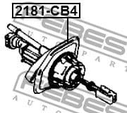 Master Cylinder, clutch 2181-CB4 - image 2