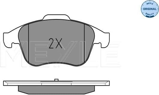 Brake Pad Set, disc brake MEYLE-ORIGINAL: True to OE. 025 247 0917 - image 2