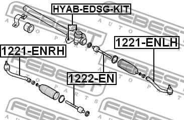 Mounting, steering gear HYAB-EDSG-KIT - image 2