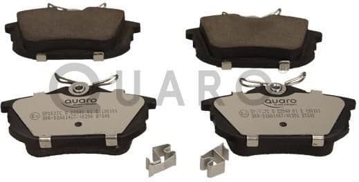 Brake Pad Set, disc brake QUARO SILVER CERAMIC QP0027C