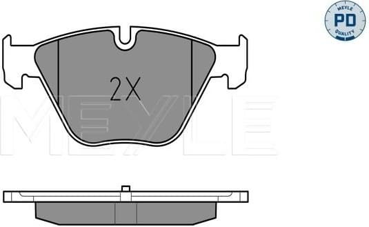 Brake Pad Set, disc brake MEYLE-PD: Advanced performance and design. 025 246 8820/PD - image 2