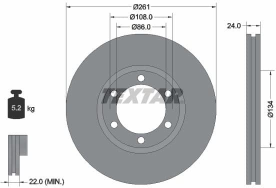 Brake Disc 92234700