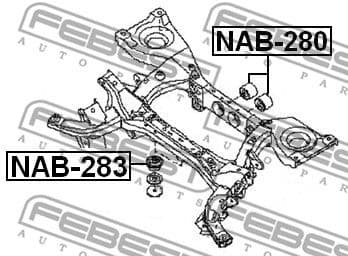 Mounting, differential NAB-280 - image 2