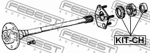 Bearing, drive shaft KIT-CH - image 2