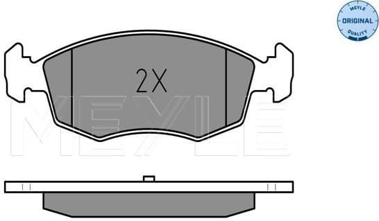 Brake Pad Set, disc brake MEYLE-ORIGINAL: True to OE. 025 238 4218 - image 2