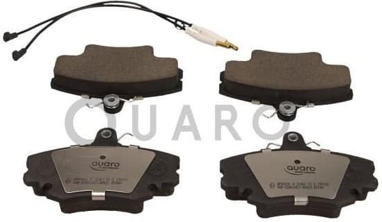 Brake Pad Set, disc brake QUARO SILVER CERAMIC QP0910C