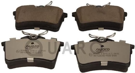 Brake Pad Set, disc brake QUARO SILVER CERAMIC QP3964C