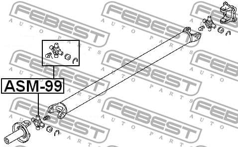 Joint, propshaft ASM-99 - image 2