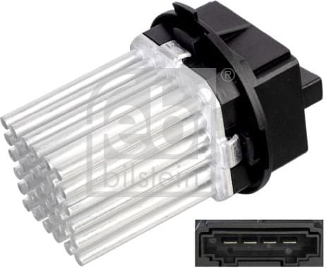 Resistor, interior blower febi Plus 176588