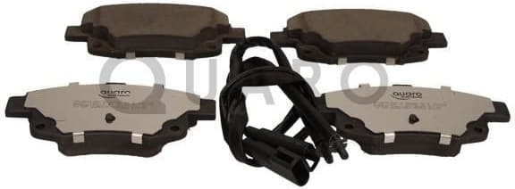 Brake Pad Set, disc brake QUARO SILVER CERAMIC QP7135C