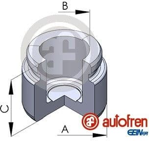 Piston, brake caliper D025672