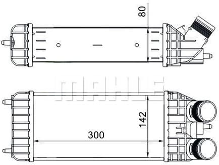 Charge Air Cooler BEHR CI 210 000S
