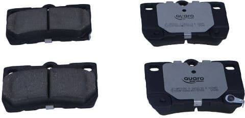 Brake Pad Set, disc brake QUARO SILVER CERAMIC QP7125C