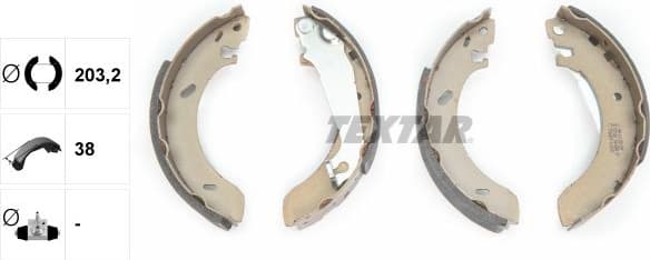 Brake Shoe Set 91043800
