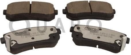 Brake Pad Set, disc brake QUARO SILVER CERAMIC QP6986C
