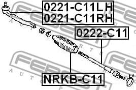 Inner Tie Rod 0222-C11 - image 2