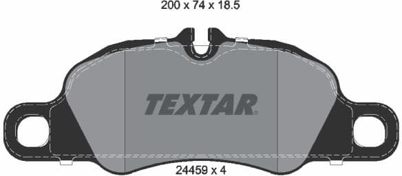 Brake Pad Set, disc brake 2445901