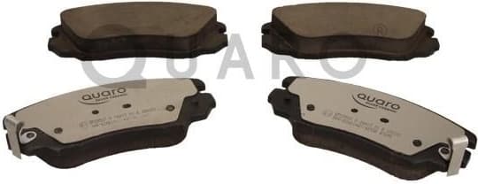 Brake Pad Set, disc brake QUARO SILVER CERAMIC QP2951C