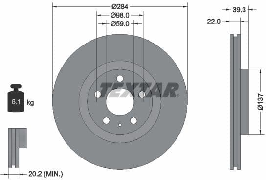 Brake Disc PRO 92083203