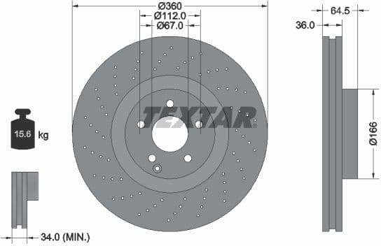 Brake Disc PRO+ 92120305