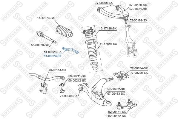 Tie Rod End 51-00329-SX - image 2