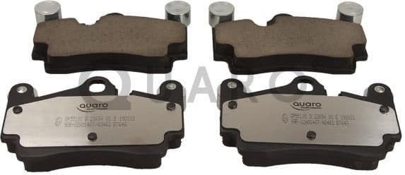 Brake Pad Set, disc brake QUARO SILVER CERAMIC QP5518C