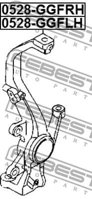 Steering Knuckle, wheel suspension 0528-GGFRH - image 2