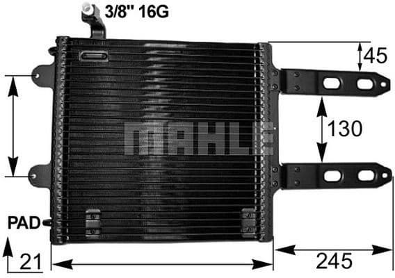 Condenser, air conditioning BEHR AC 286 000S - image 11