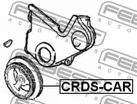 Belt Pulley, crankshaft CRDS-CAR - image 2