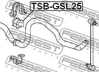 Mounting, stabiliser bar TSB-GSL25 - image 2