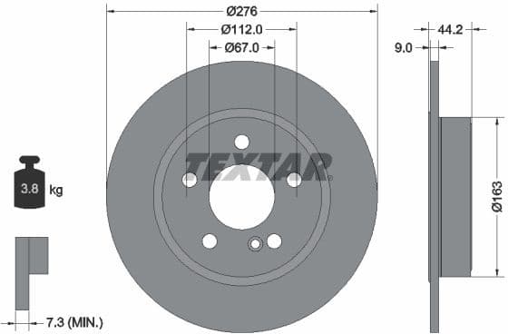 Brake Disc PRO 92241303