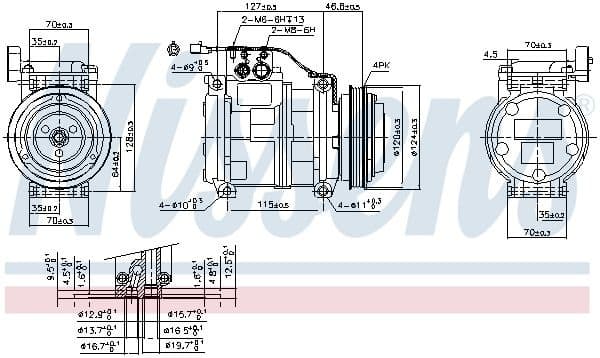 Compressor, air conditioning ** FIRST FIT ** 89699 - image 6